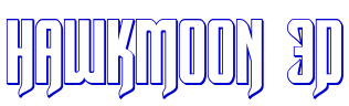 Hawkmoon 3D font
